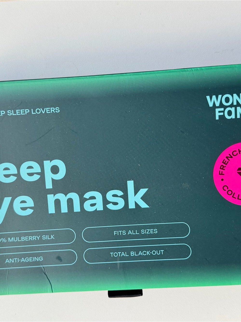 Luxury Pink Silk Deep Sleep Eye Mask